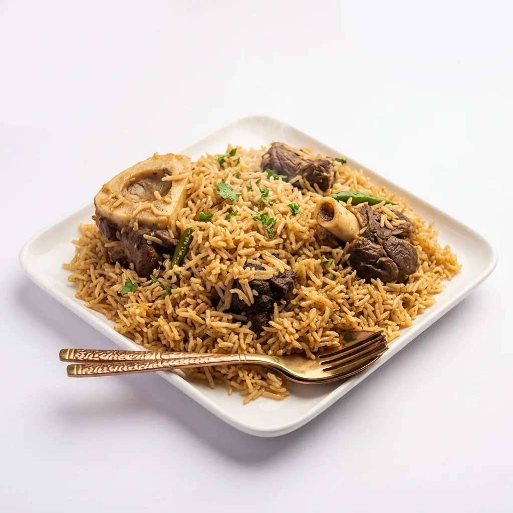 Mutton Biryani at Shahi Zaika Restaurant in Westwinds, Calgary NE
